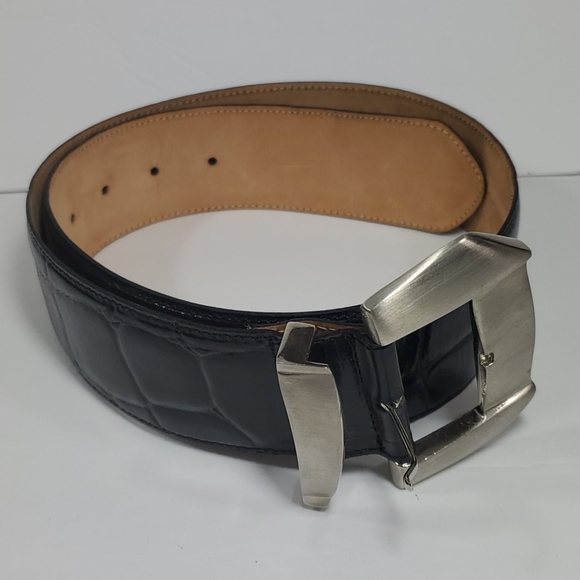 Luigi Lanatta Genuine Leather Belt size Medium - Picture 1 of 6